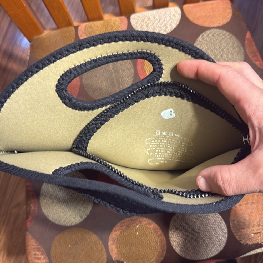BUILT NY Black Neoprene Lunch Byo Bag - Picture 3 of 3
